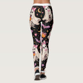 Spooky Coquette Ghost Halloween Leggings (Achterkant)