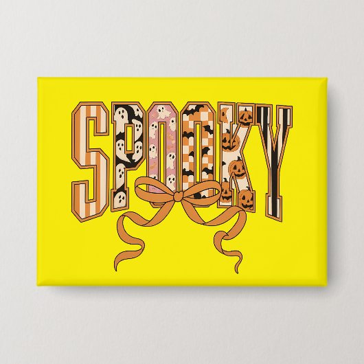 Spooky Coquette Halloween Aesthetic-66166 Button (Voorkant)