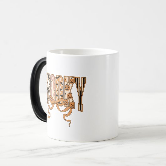 Spooky Coquette Halloween Aesthetic-66166 Magische Mok (Voorkant links)