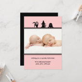 Spooky Costumes Halloween-fotokaart Kaart (Voorkant / Achterkant in situ)