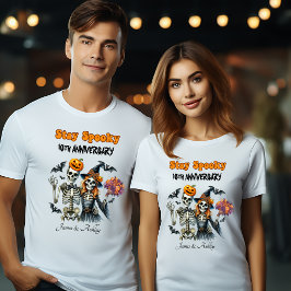 Spooky Couples Halloween Jubileum T-shirts