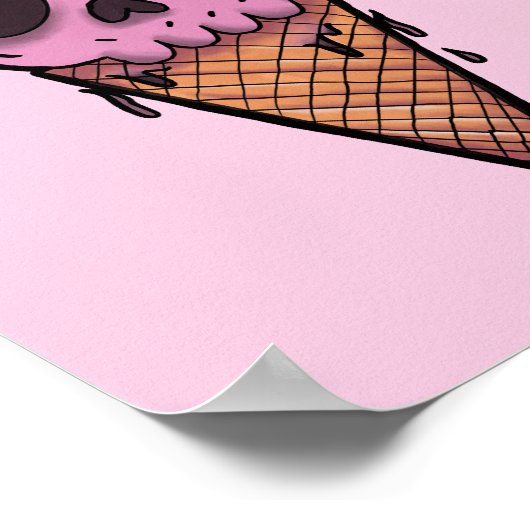 Spooky Cream Poster (Hoek)