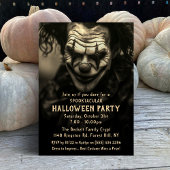 Spooky Creepy Clown  Halloween Party Kaart
