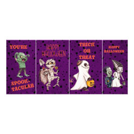 Spooky Creepy Kind Halloween Classroom Kaarten Reclamekaart