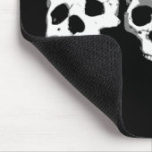 Spooky Creepy Skulls Halloween Mousepad Muismat (Hoek)
