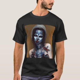 Spooky Creepy Woman T-Shirt
