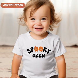 Spooky Crew Halloween Bijpassende Familie Kinder Shirts