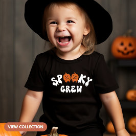 Spooky Crew Halloween Bijpassende Familie Kinder Shirts