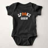 Spooky Crew Halloween Bijpassende Familie Romper (Voorkant)