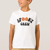 Spooky Crew Halloween Matching Family Boys T-shirt (Voorkant)