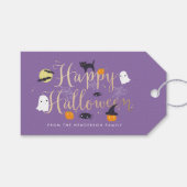 Spooky Critters Halloween Cadeaulabel (Voorkant (Horizontaal))