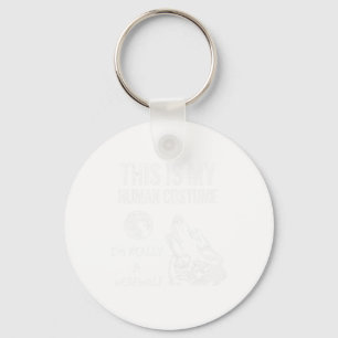 Spooky Crow met mes Sleutelhanger