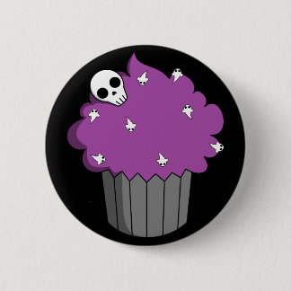 Spooky Cupcake Ronde Button 5,7 Cm