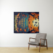 Spooky Custom Halloween Wall Hanging Wandkleed (In Situ (horizontaal))