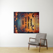 Spooky Custom Halloween Wall Hanging Wandkleed (In Situ (horizontaal))