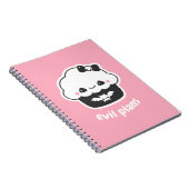 Spooky Cute Evil Plans Cupcake Notitieboek (Rechterzijde)