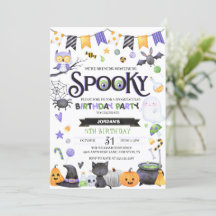 Spooky Cute Ghost Halloween Birthday Party