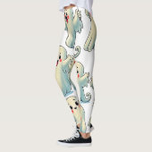 Spooky Cute Ghosts: Hauntingly Fun! Leggings (Links)