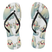 Spooky Cute Ghosts: Hauntingly Fun! Teenslippers (Voetbed)
