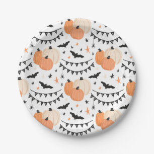 Spooky Cute Halloween Birthday Party Paper Borden Papieren Bordje