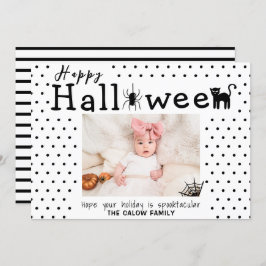Spooky Cute Halloween Foto Aankondiging