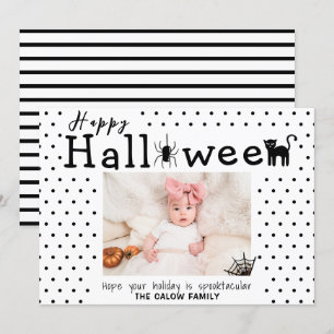 Spooky Cute Halloween Foto Aankondiging