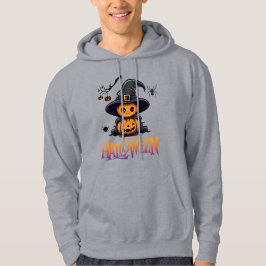 Spooky Cute Halloween Ghost Hoodie Cozy Treat 