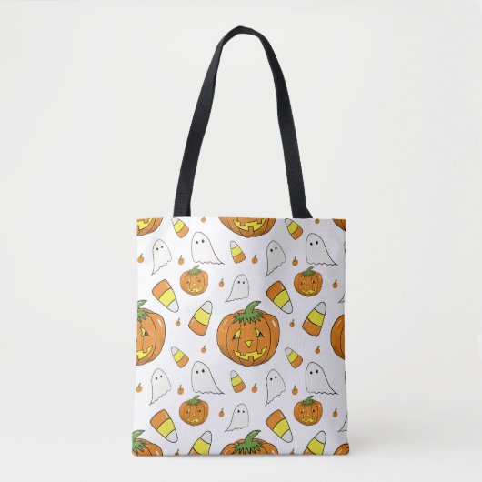 Spooky Cute Halloween Kids Travel Tote Bag (Voorkant)