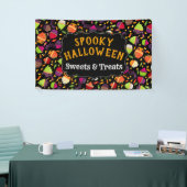 Spooky Cute Halloween Monster Cupcakes Spandoek (Beurs)