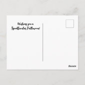 Spooky Cute Happy Halloween Briefkaart (Achterkant)