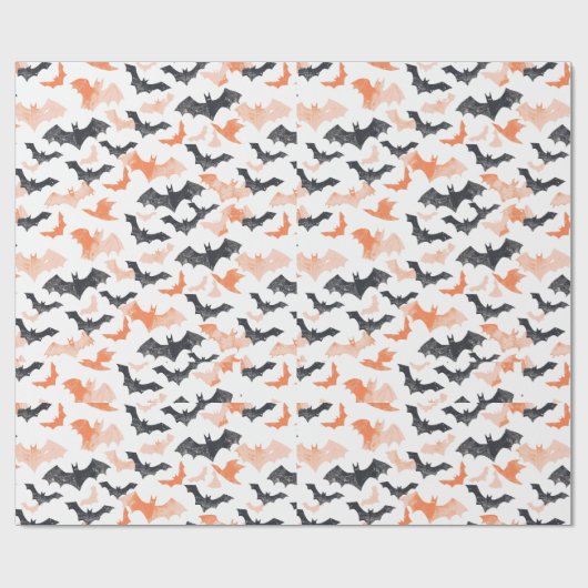 Spooky Cute Happy Halloween Cadeaupapier (Vlak)