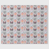 Spooky Cute Happy Halloween  Cadeaupapier (Vlak)