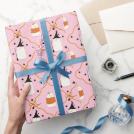 Spooky Cute Happy Halloween  Cadeaupapier