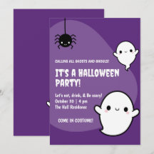 Spooky Cute Kawaii Halloween Ghost Party