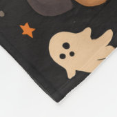 Spooky Cute Teddy Halloween Blanket Fleece Deken (Hoek)