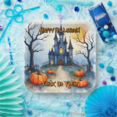 Spooky Cute Trendy Halloween Collection Papieren Bordje (Feest)