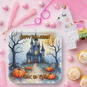 Spooky Cute Trendy Halloween Collection Papieren Bordje (Feest)