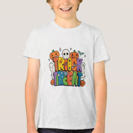 Spooky Cute Trick or Treat Party Tri-Blend Shirt