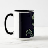 Spooky Cute Zombie Halloween Mug - Fun & Creepy D Mok (Links)