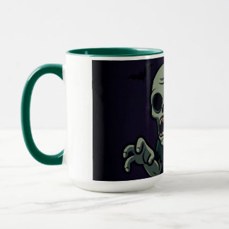 Spooky Cute Zombie Halloween Mug - Fun & Creepy D Mok