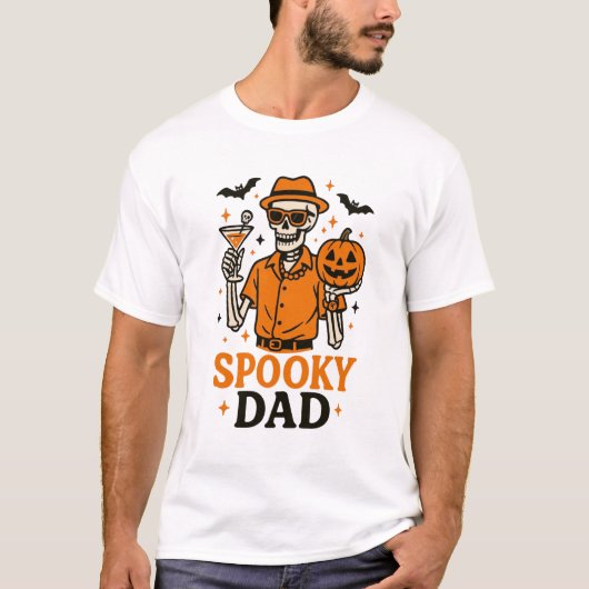 Spooky Dad T-Shirt - Grappig Halloween (Voorkant)