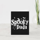 Spooky Dada Witch Funny Halloween Kostuum Dad Gran Kaart (Voorkant)