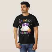 Spooky Daddy Bright Text Zwarte Mannen T-shirt" T-shirt (Voorkant volledig)