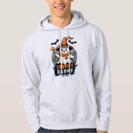 Spooky Daddy Halloween Ghost Met Heksenspook Pet Hoodie