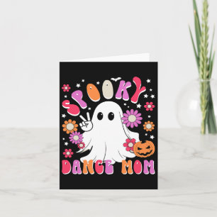 Spooky Dance Mom Halloween Dancer Mama Dancing Mom Kaart