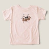 Spooky Dance Party Kids T-Shirt with Skeletons, Dr (Design achterkant)