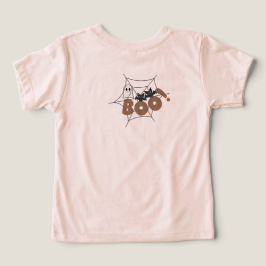 Spooky Dance Party Kids T-Shirt with Skeletons, Dr (Design achterkant)