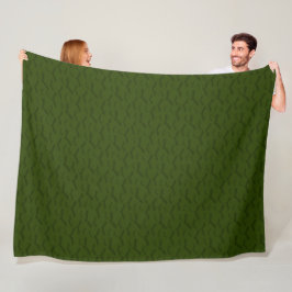SPOOKY DARK GREEN HALLOWEEN BATS FLEECE DEKEN