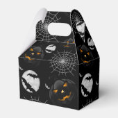 Spooky Dark Halloween Pattern Bedankdoosjes (Voorkant Zijde)