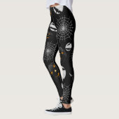 Spooky Dark Halloween Pattern Leggings (Links)